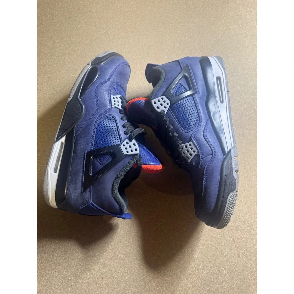 Jordan 4 Retro Winterized Loyal Blue Mens Sneakers CQ9597-401 Size‎ 10.5